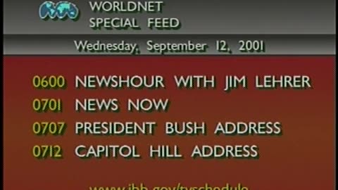 USA WORLDNET September 12, 2001 130am-200am EDT