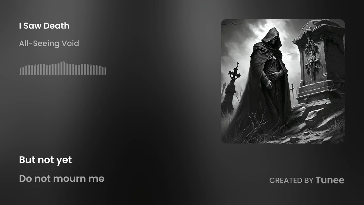 Tunee (AI generated) - I Saw Death (black metal)