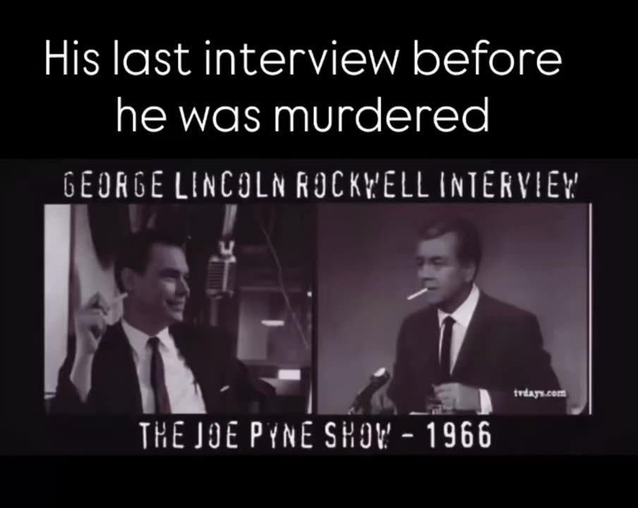 George Rockwell Last Interview