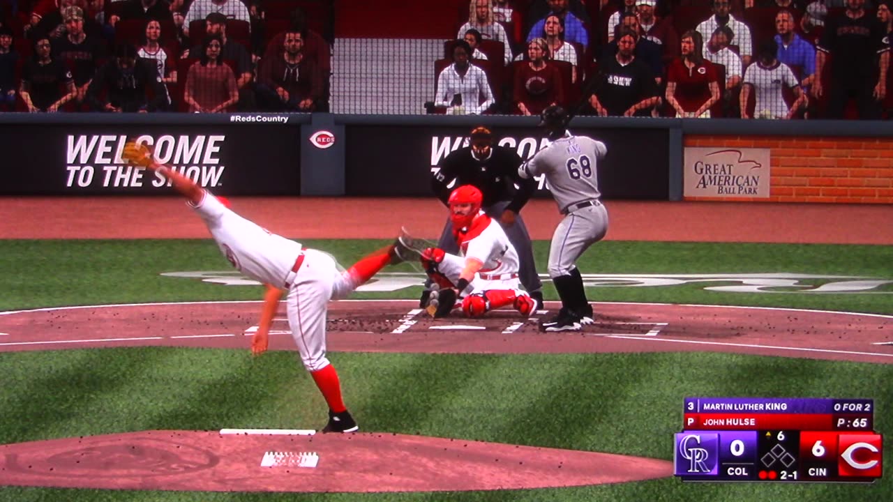 MLB The Show: Cincinnati Reds vs Colorado Rockies (MLK Home Run)