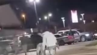 TEENAGE THUGS BEAT YOUNG BLACK FEMALE OUTSIDE OF BRANDON, MS. WHATABURGER ON NYE