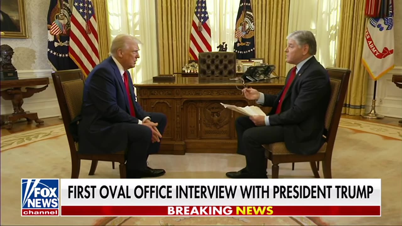 Mikiklann: President Trump's First Live Interview with Hannity (1/22/25)