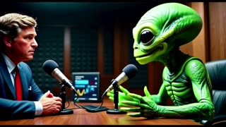DRUCKER CARLSON INTERVIEW WITH AN ALIEN