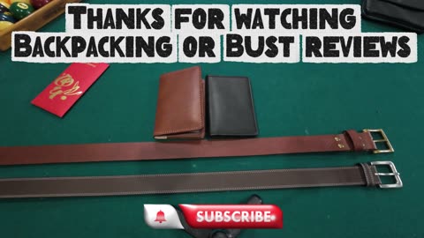 Thirteen50 Leather and Timberland Pro belt and travel wallet review 4K