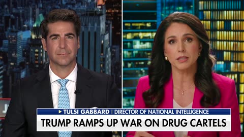 Tulsi Gabbard says NARCO TERRORISTS are “AFRAID”
