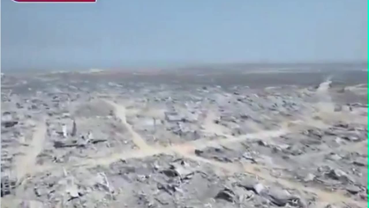 IsrAlien Drone Footage from Gaza Reveals Mass Destruction and Extermination of All Life in the Strip