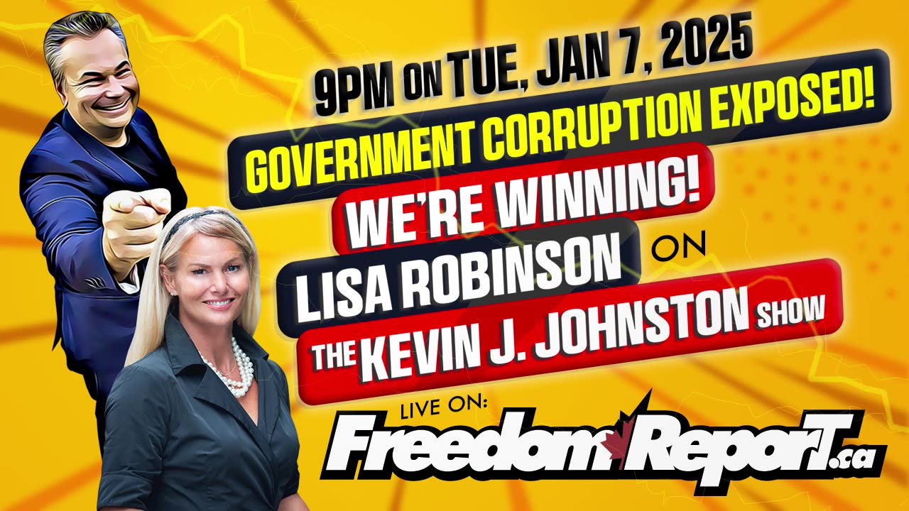 Lisa Robinson on The Kevin J Johnston Show - Crushing Government Corruption