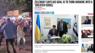 Israeli Jews arrive in Ukraine to Celebrate their Khazarian Heimat ✡️