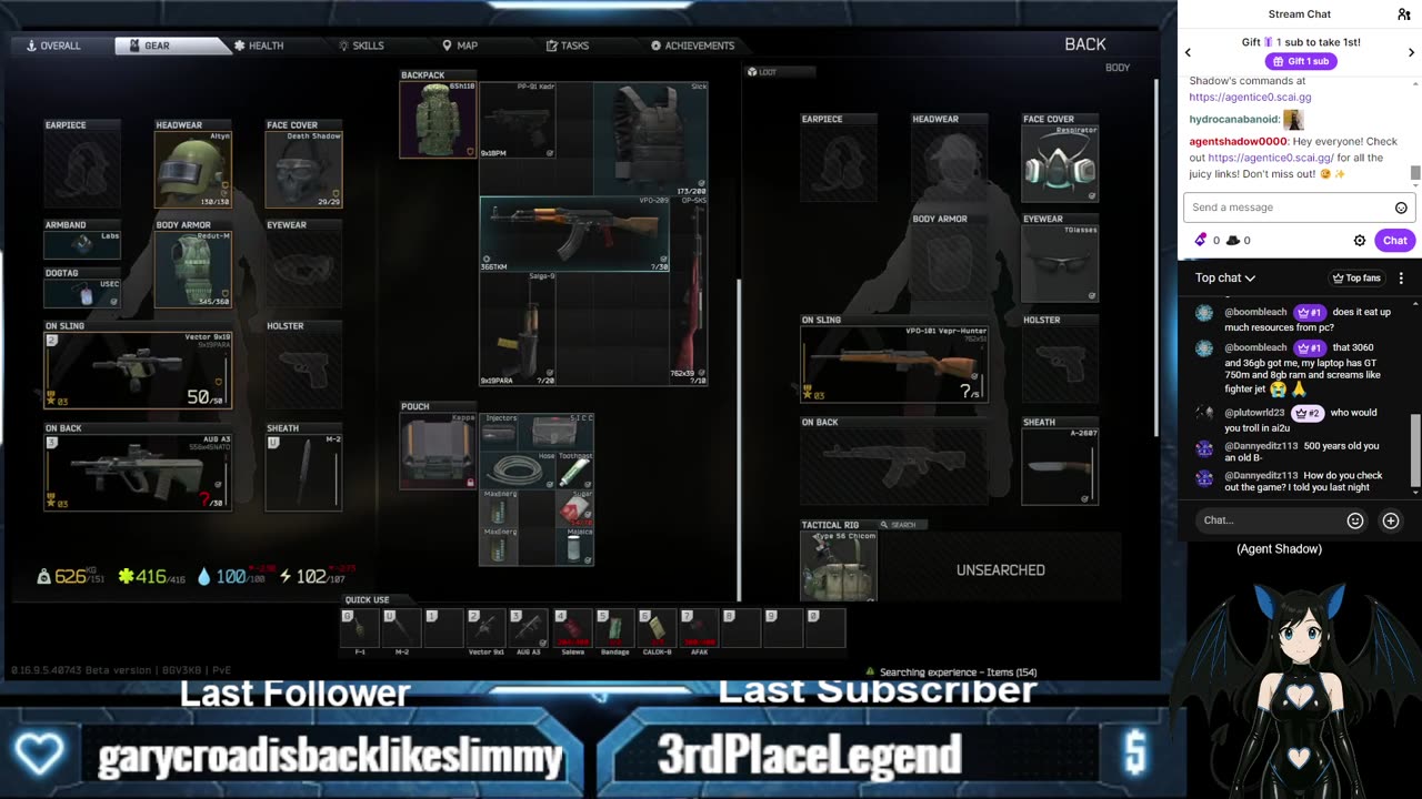 Tarkov Sherpaing and Grinding! Feel Free To Ask Questions!