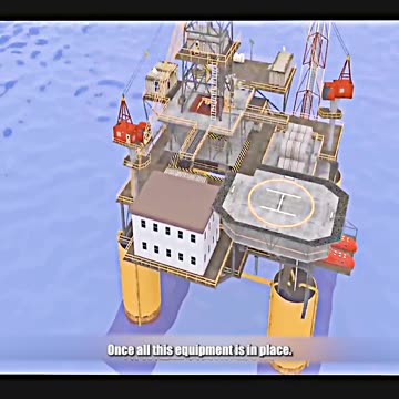 How Oil is Extracted from the Sea Floor 😱😎