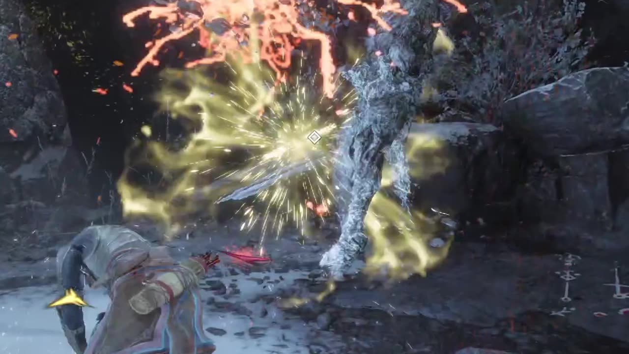 I find this Combo attack for Atreus Cool AF.