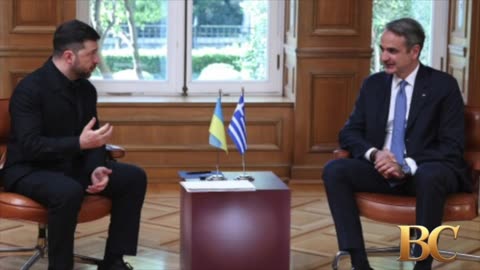 Greece and Ukraine sign a US gas supply deal as Zelenskyy visits Athens