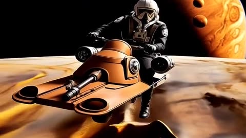 Speeder Bike on Europa near Jupiter