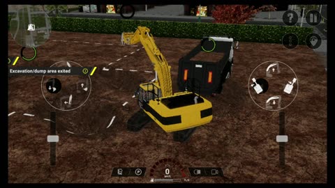 I dig the land using Excavator | Heavy Machines & Construction