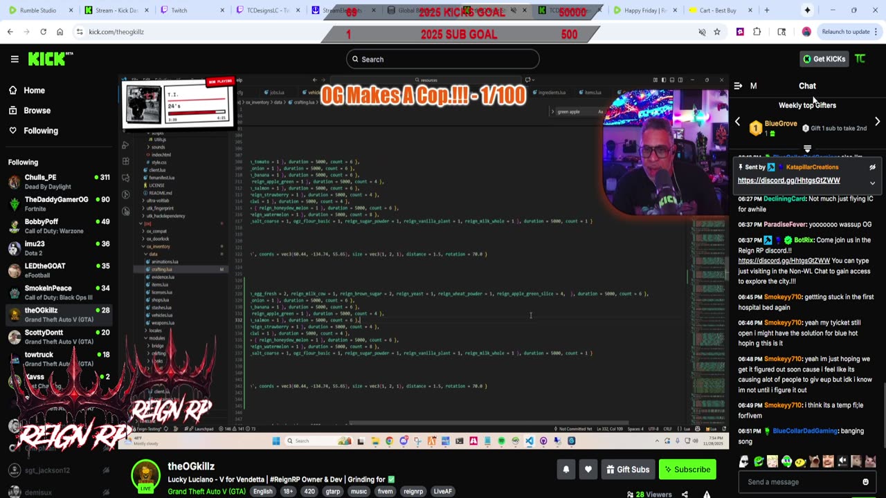 Happy Friday | Reign RP Creator | TCDESIGNS at checkout for @Blacklyte discount