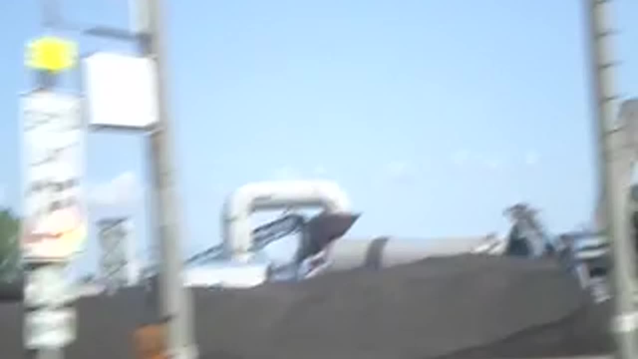 Filming neat buildings while driving around