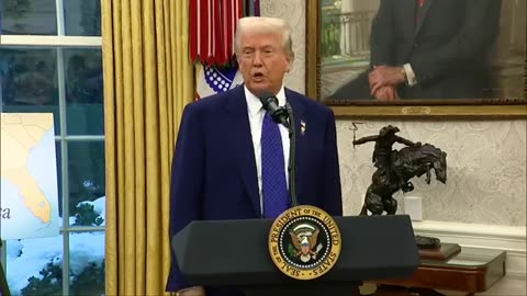 Trump gives remarks after Tulsi Gabbard is confirmed as Director of National Intelligence