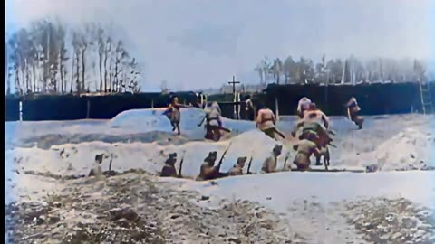 81 - The Iron Thunder - WW1 Inspired Trench Music - Colourized Footage