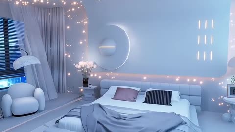 Is This the Most Beautiful Bedroom Ever? 🌙 #InteriorDesign