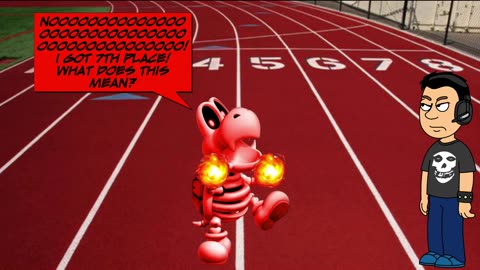 Vortex Koopa Fails the 500m Race