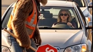 BiglyFoot Loses It on a Distracted Driver 😂🚧