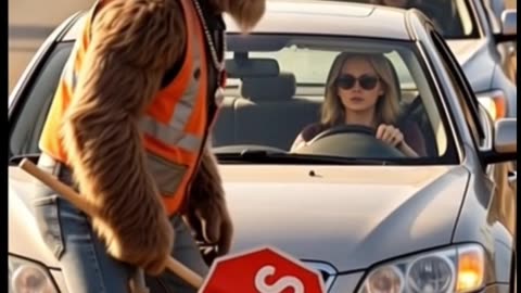 BiglyFoot Loses It on a Distracted Driver 😂🚧