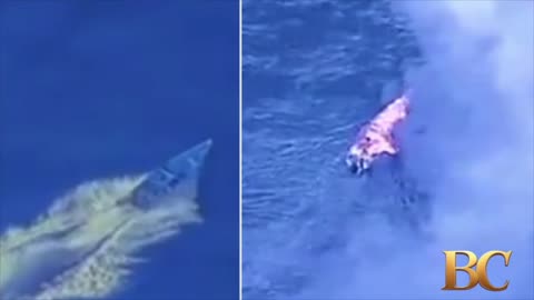 Trump says US hit ‘drug boat’ off Venezuela, vows land crackdown next