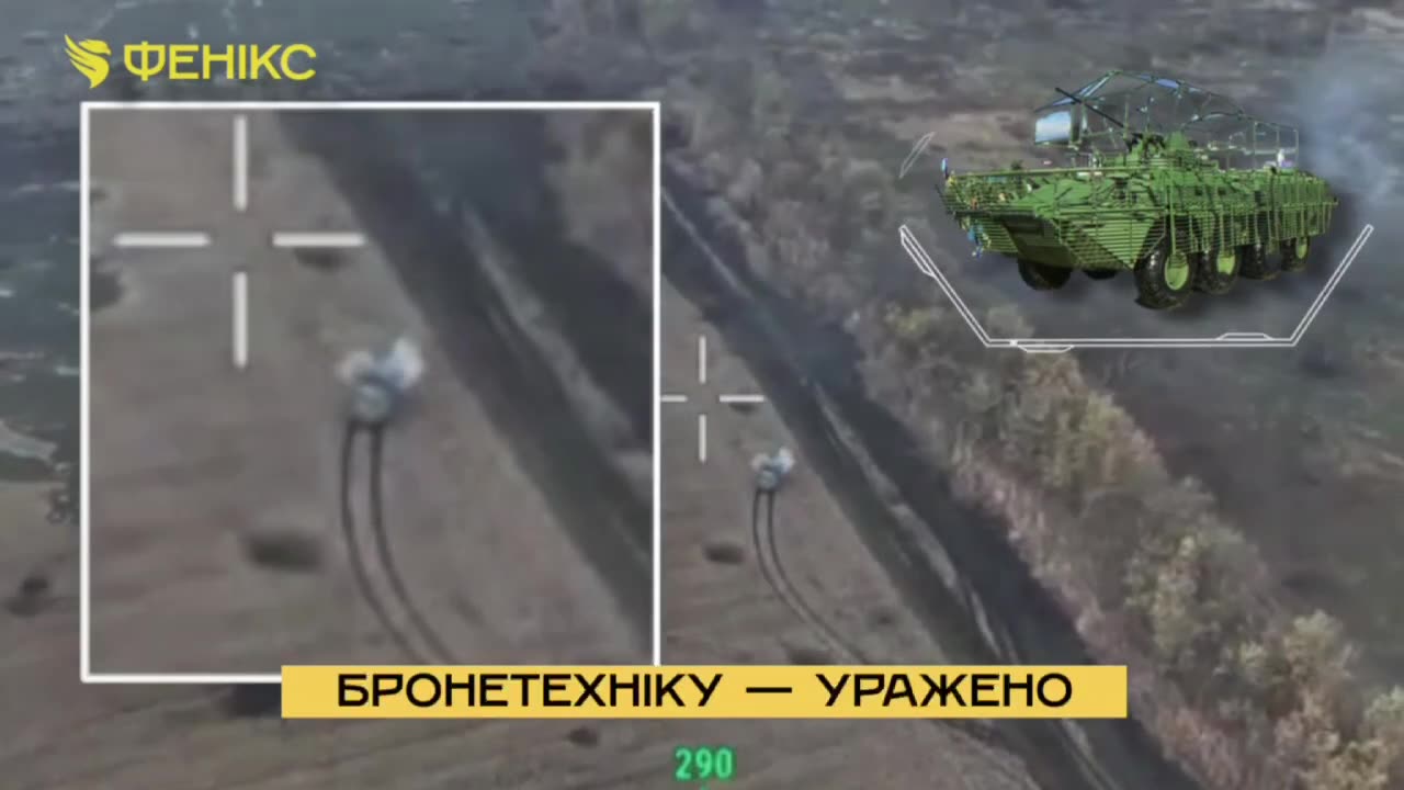 🔥 Failed Russian mechanized assault in Volodymyrivka area, Donetsk region.