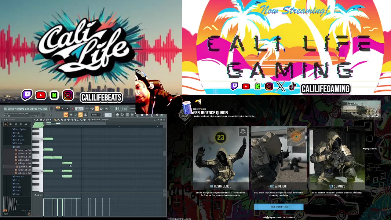 Call of Duty 🔫 | Cali Life Gaming 🌴 Cali Life Beats 🎹
