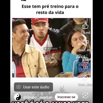 Mulher apaga brilho do rapaz.