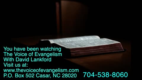 10-27-25 End time deception. Pt.III Davis Lankford