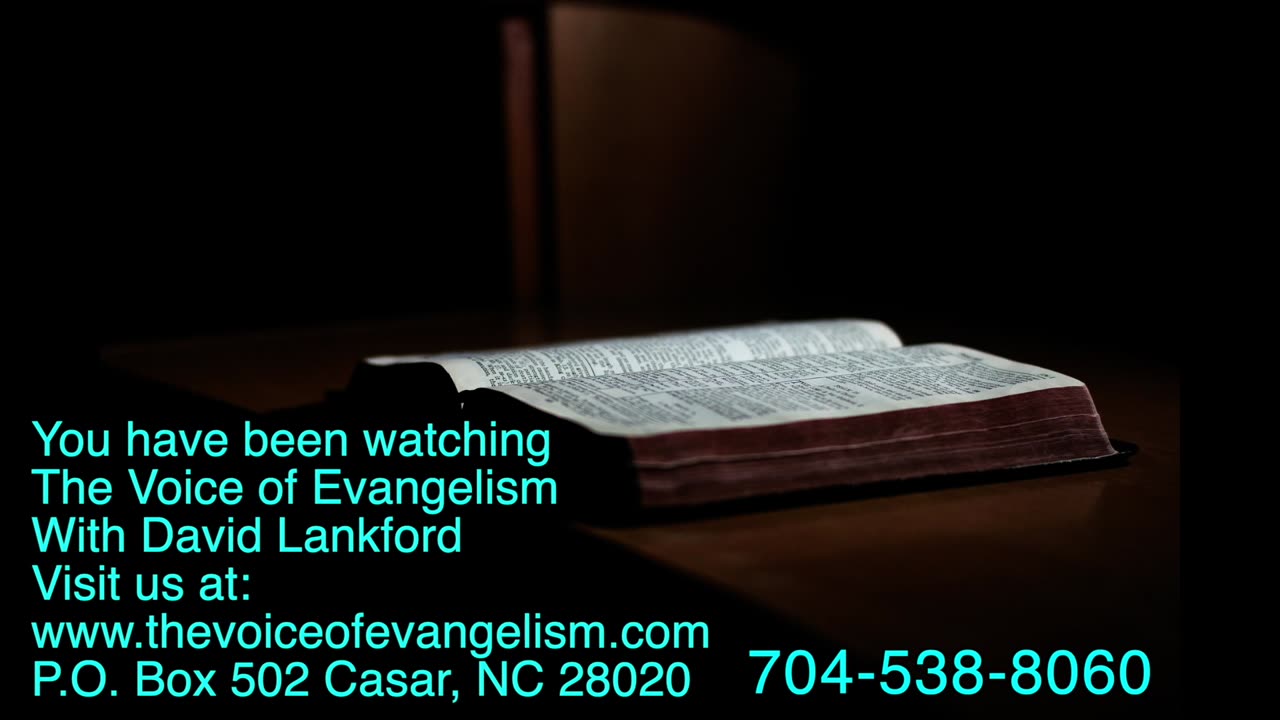 10-27-25 End time deception. Pt.III Davis Lankford