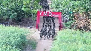 🎖️🚚 Myanmar War | YMB Column Parade | RCF