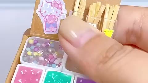 Viral: 🌸🍭🌸#diy #mini #slime #candy 🔮🍬🔮#kawaii #squishy #cute #ideas #art #clay #