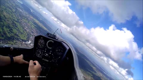 My gliding . First time more than 1 hour in the air