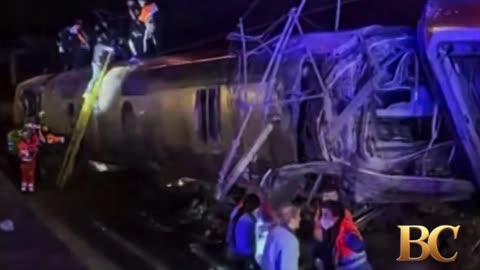 High-speed train crash in southern Spain leaves at least 21 dead