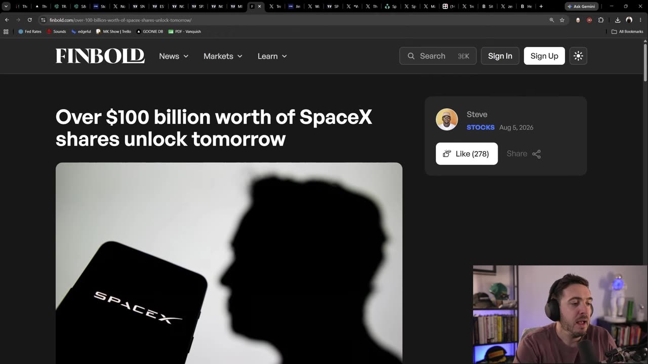 SpaceX's $100 Billion Problem || The SPCX Stock Unlock Fully Explained thumbnail