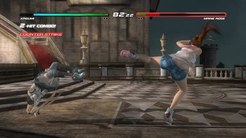 Dead or Alive 5 Last Round: Kasumi (costume 24) vs Marie Rose - 4K