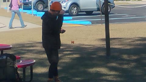 Guy is pretty good with a yoyo