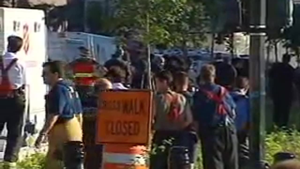 911 WTC 7 Demolition - Westside Highway Media Area (Initiation And Penthouse Altered FOIA