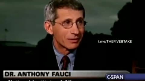 Flashback - Fauci on a flu shot