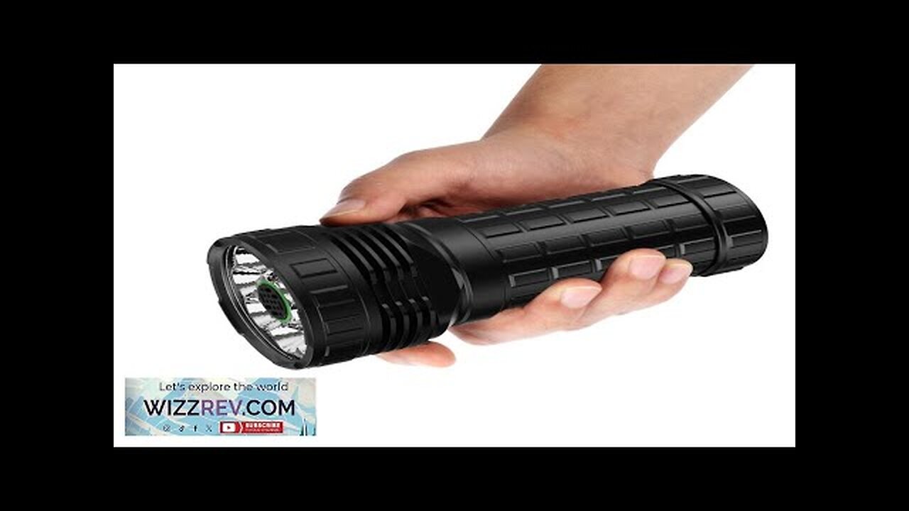 Lumintop MACH4695 26000LM Strong Light LED Flashlight With 46950 Battery USB-C Charge Review