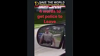 BAM! Four words to get police to leave you alone. Stop them in their tracks