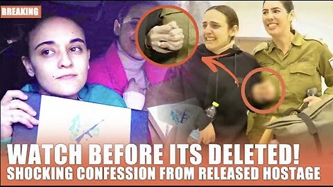 Released Israeli Hostage SEND FIRST CHILLING MESSAGE (Truth Is Out)
