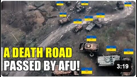 ASTONISHING! A death road of Ukrainian Forces has formed north of Pokrovsk