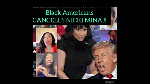 Nicki Minaj Faces Backlash From the Black Community After Supporting Trump