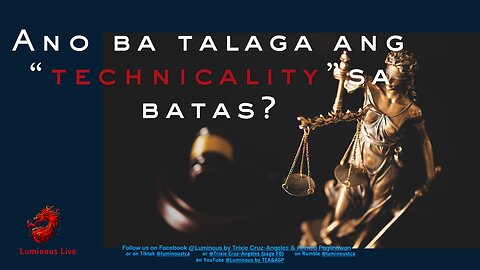 Ano ba talaga ang technicality sa batas?