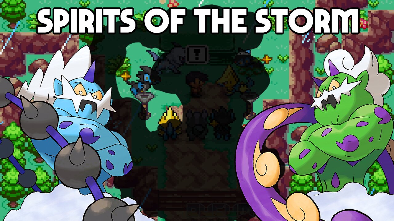 Pokemon Spirits of the Storm - GBA, fully original mini-romhack with detective skills, new story