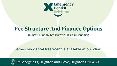 💷 Affordable Dental Care – Fees & Finance Options