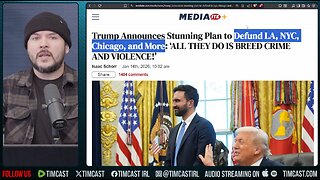Trump Declares NO MORE FUNDS For Democrat Cities Over Illegal Immigration | Tim Pool
